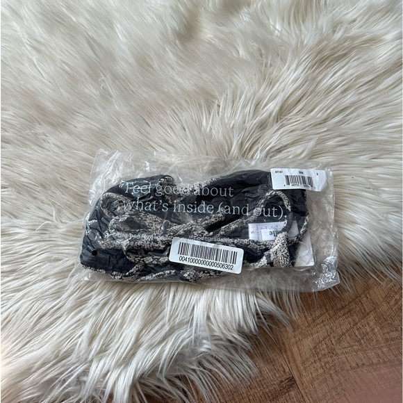 ANDIE The String Bikini Bottom In Snake - Picture 2 of 3